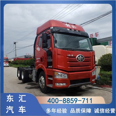 購銷二手解放JH6480馬力牽引車 歐曼SEG集裝箱專用牽引車頭